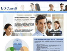Tablet Screenshot of io-consult.de